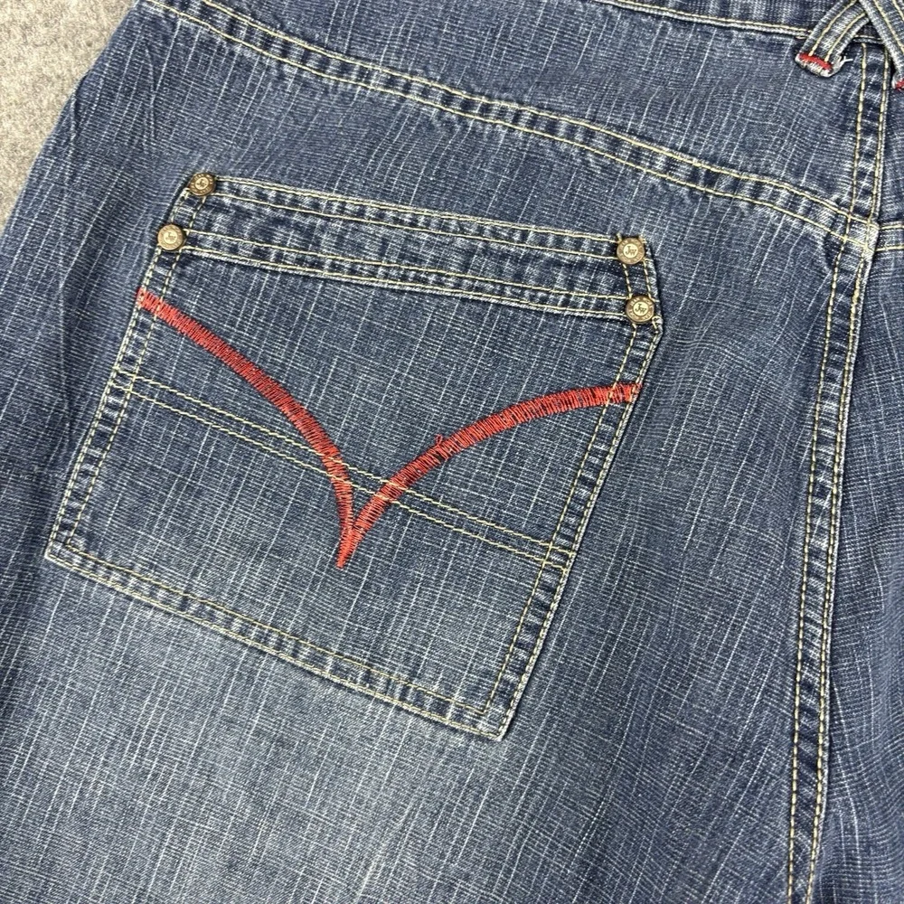 Jean Worx Denim Shorts 40 Men's Baggy Streetwear Skater Y2K Blue 90's Style‎ Hip